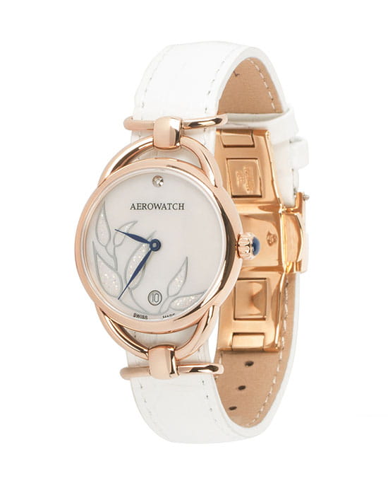 Aerowatch Aerowatch Diamonds 07977 RO02 , наручные женские часы фото под углом